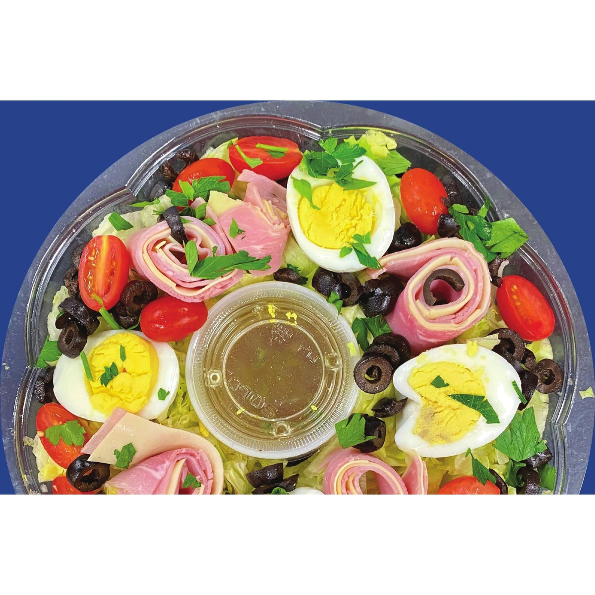 Chef's Salad catering tray from Ribello Market, Cranford NJ