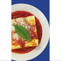 Eggplant Parmigiana catering tray from Ribello Market, Cranford NJ