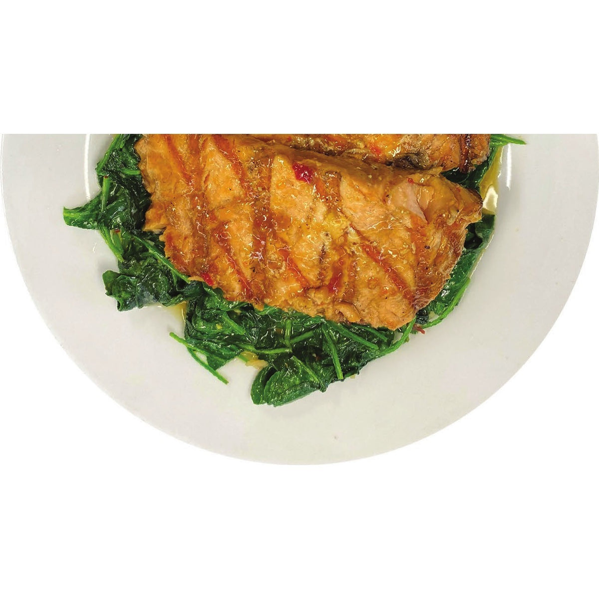 Grilled Wild Salmon catering tray from Ribello Market, Cranford NJ