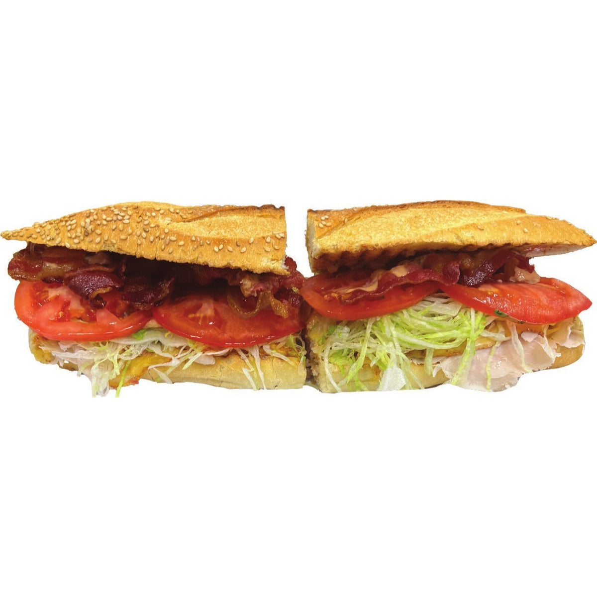 Smoked Turkey Melt party sub from Ribello Market, Cranford NJ