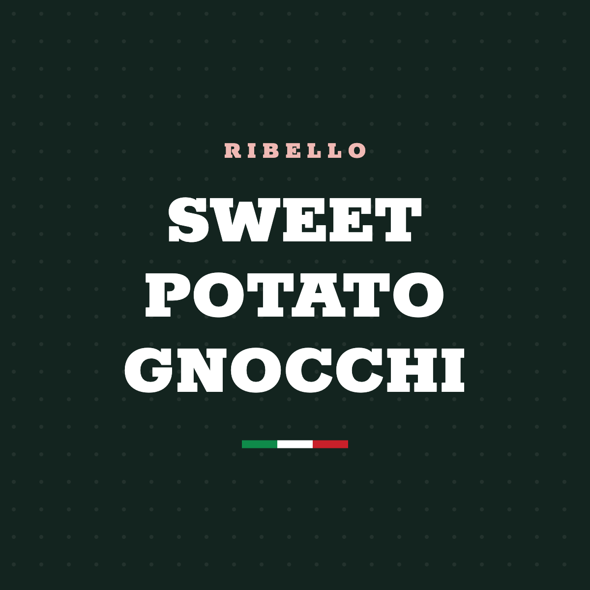 Sweet Potato Gnocchi